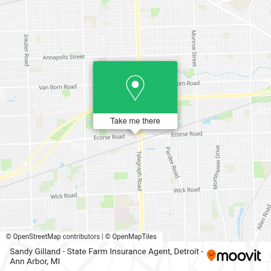 Sandy Gilland - State Farm Insurance Agent map
