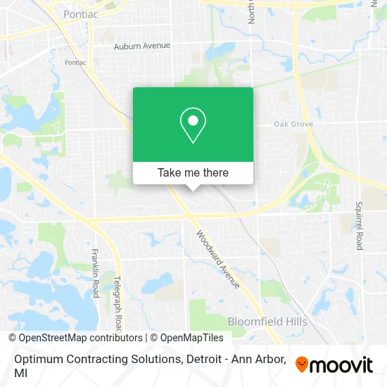 Optimum Contracting Solutions map