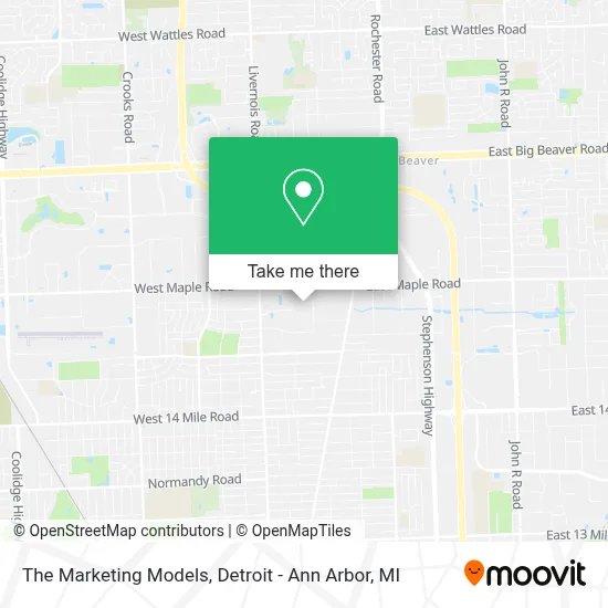 The Marketing Models map