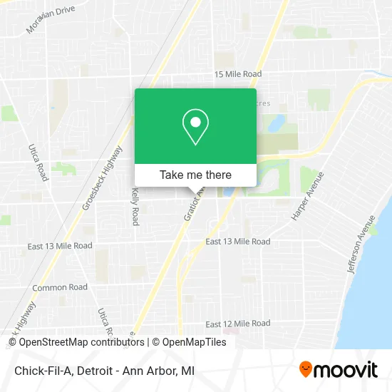 Chick-Fil-A map