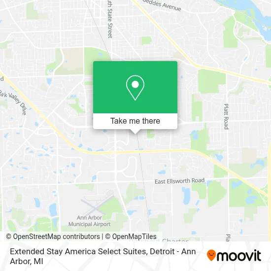Extended Stay America Select Suites map