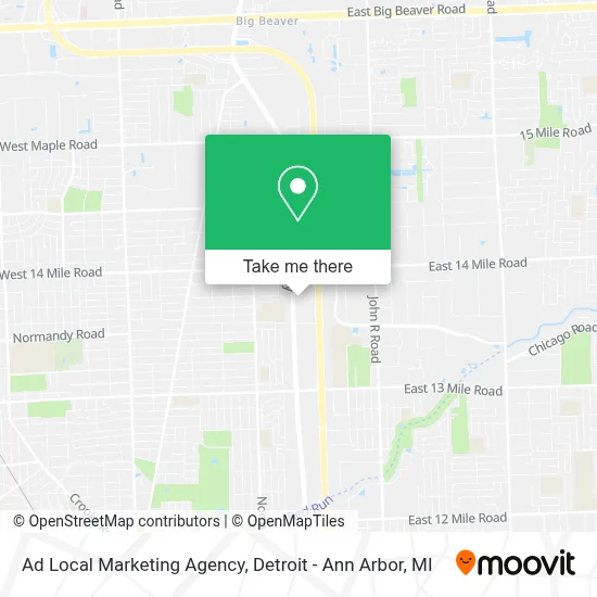 Ad Local Marketing Agency map