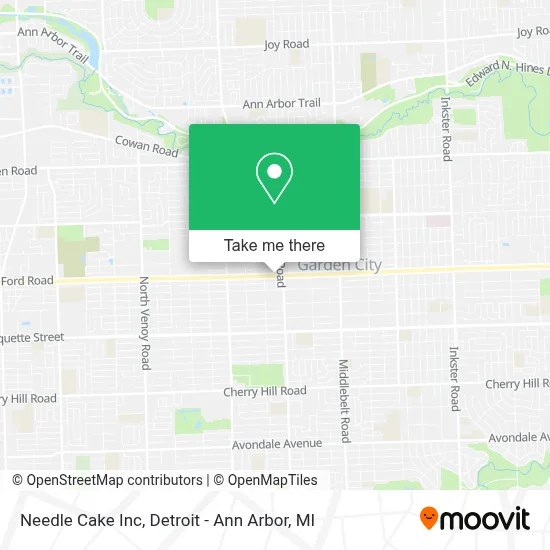 Needle Cake Inc map