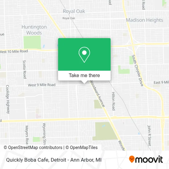 Quickly Boba Cafe map