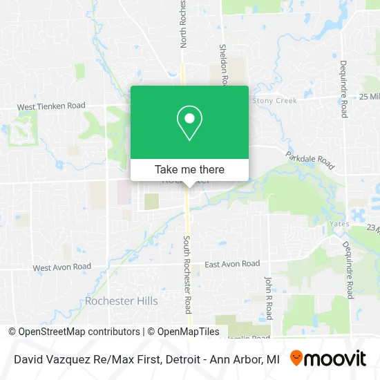 David Vazquez Re/Max First map