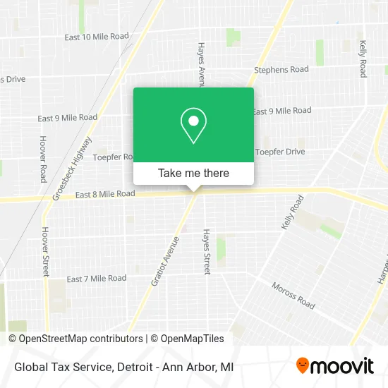 Global Tax Service map