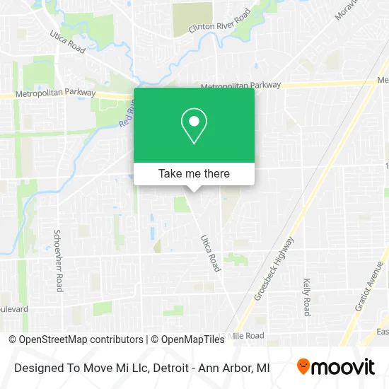 Designed To Move Mi Llc map