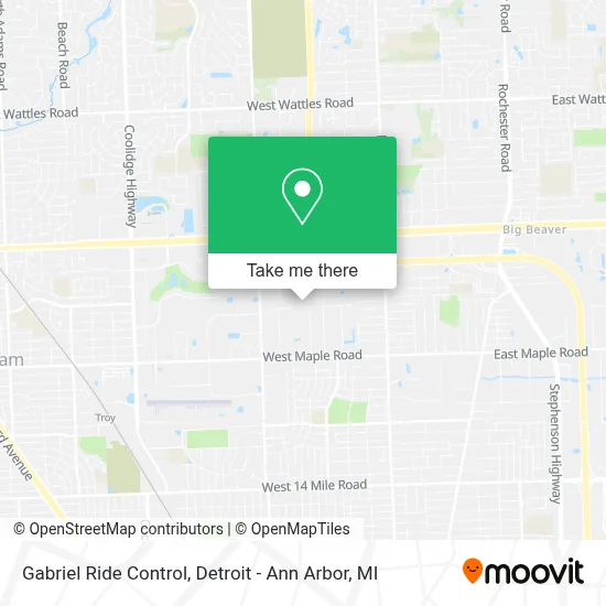 Gabriel Ride Control map