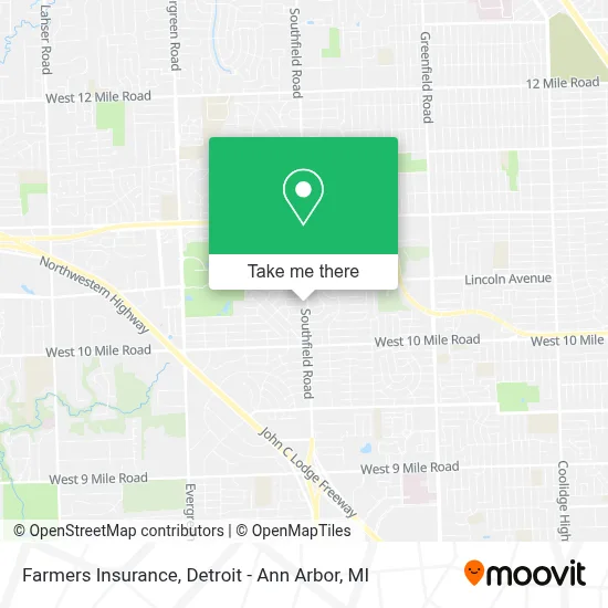 Farmers Insurance map