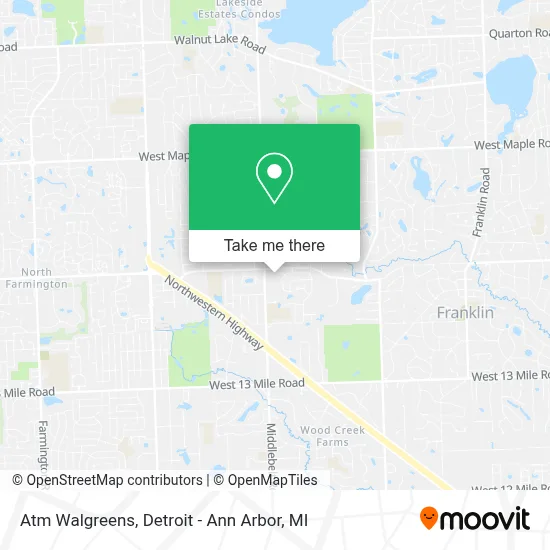 Atm Walgreens map