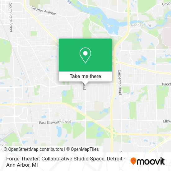 Forge Theater: Collaborative Studio Space map