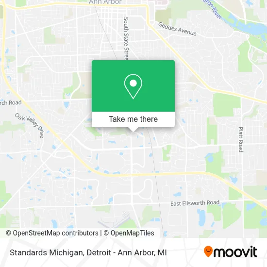 Standards Michigan map
