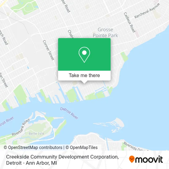 Creekside Community Development Corporation map
