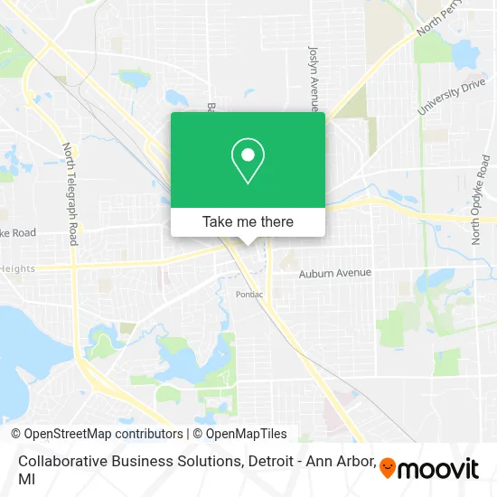 Collaborative Business Solutions map