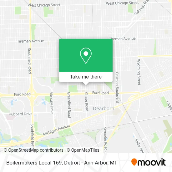 Boilermakers Local 169 map