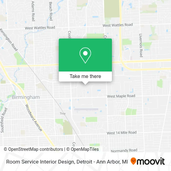 Room Service Interior Design map