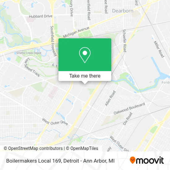 Boilermakers Local 169 map