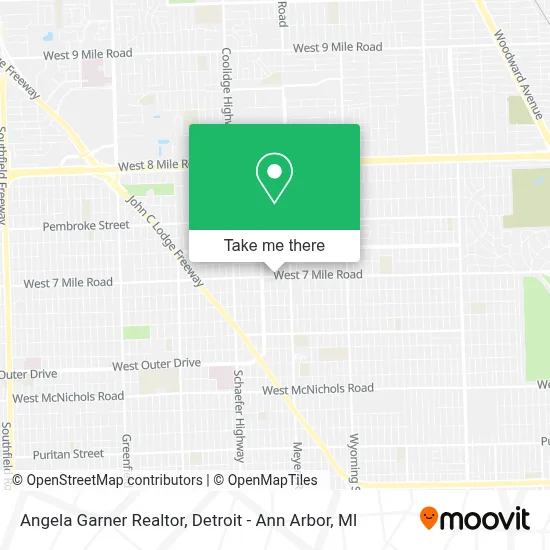 Angela Garner Realtor map