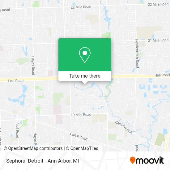 Sephora map