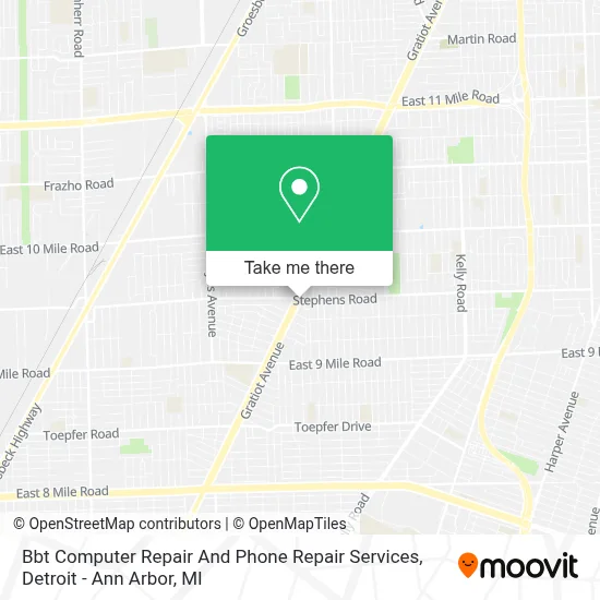 Bbt Computer Repair And Phone Repair Services map