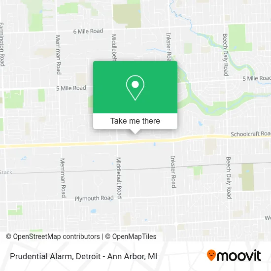 Prudential Alarm map