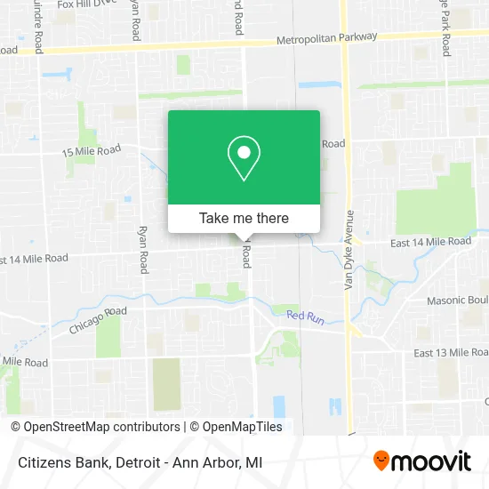 Citizens Bank map