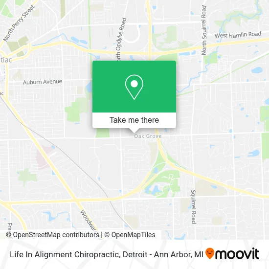Life In Alignment Chiropractic map
