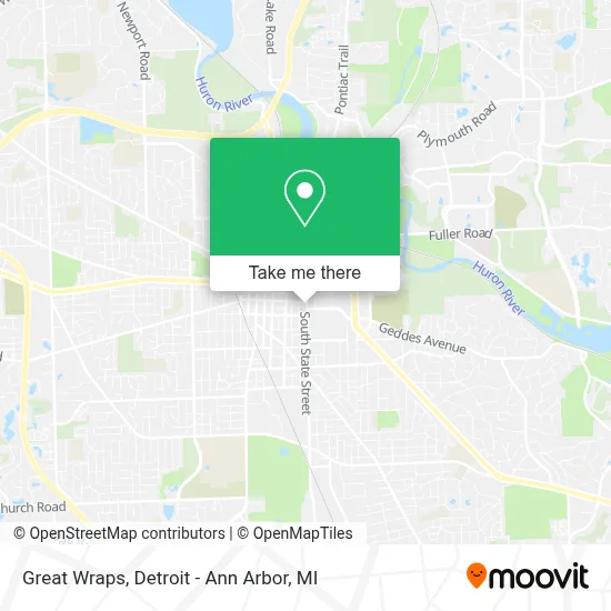 Great Wraps map