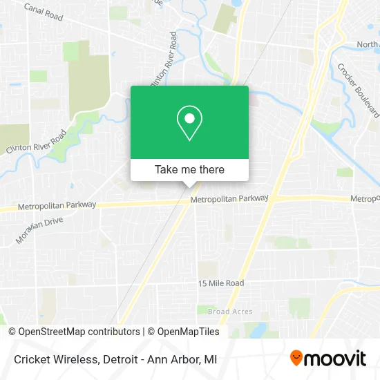 Cricket Wireless map