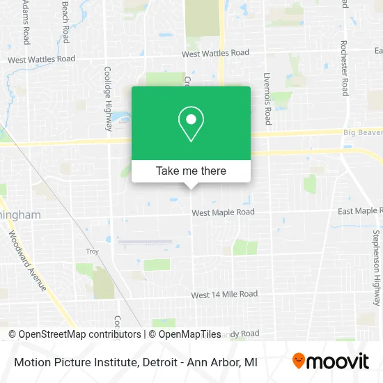 Motion Picture Institute map