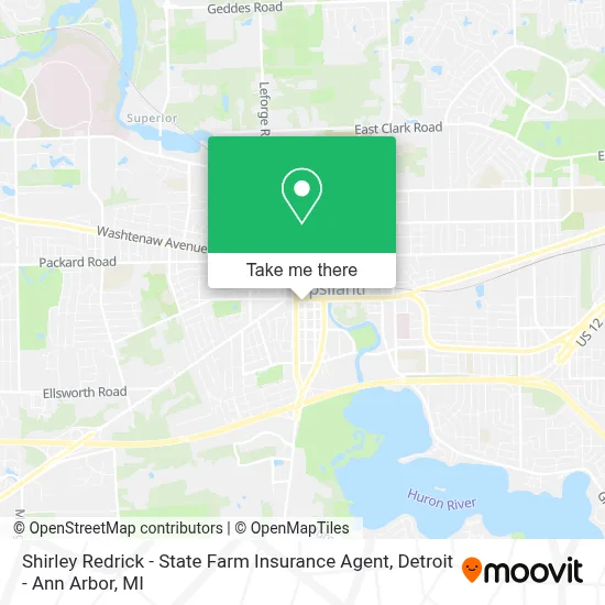 Shirley Redrick - State Farm Insurance Agent map