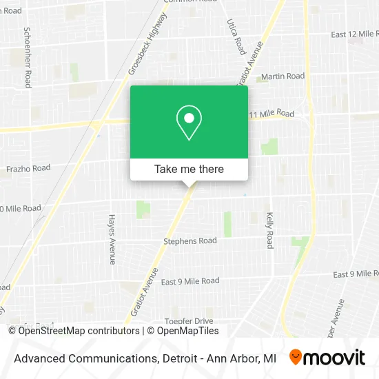 Advanced Communications map