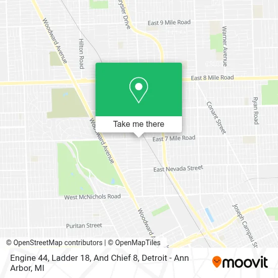 Engine 44, Ladder 18, And Chief 8 map