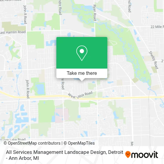 All Services Management Landscape Design map