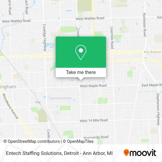 Entech Staffing Solutions map