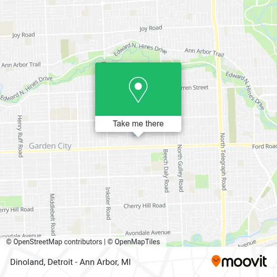 Dinoland map
