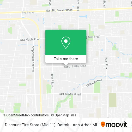 Discount Tire Store (Mid 11) map