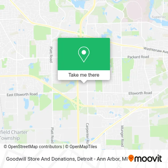 Goodwill Store And Donations map
