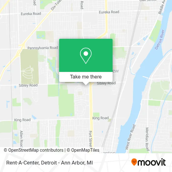 Rent-A-Center map