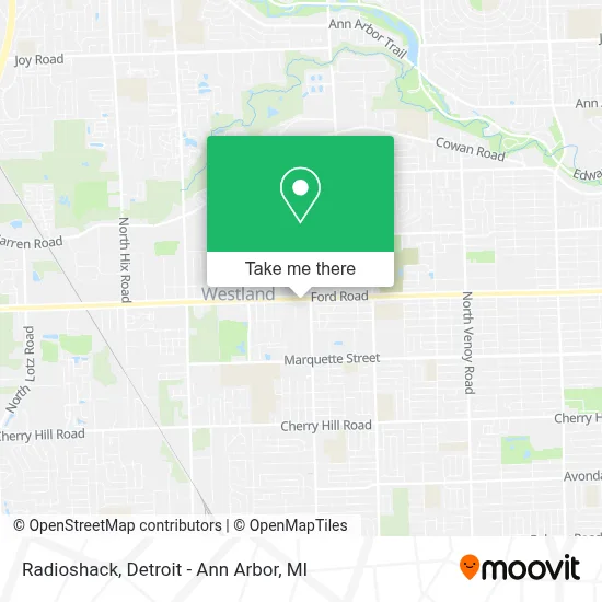 Radioshack map