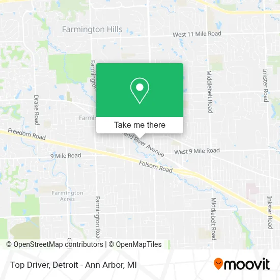 Top Driver map