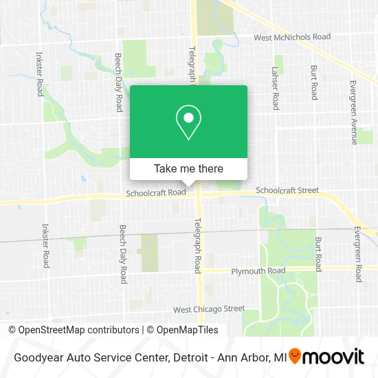 Goodyear Auto Service Center map