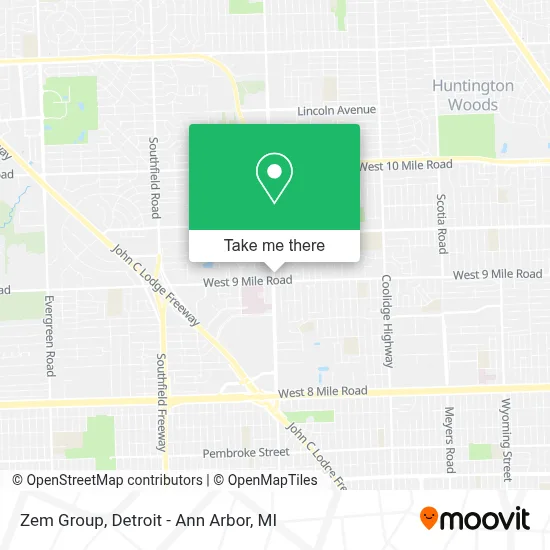 Zem Group map