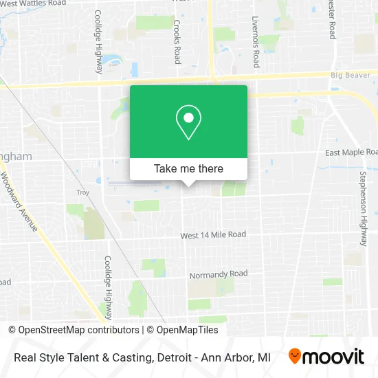 Real Style Talent & Casting map