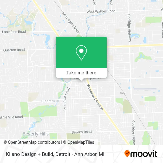 Kilano Design + Build map