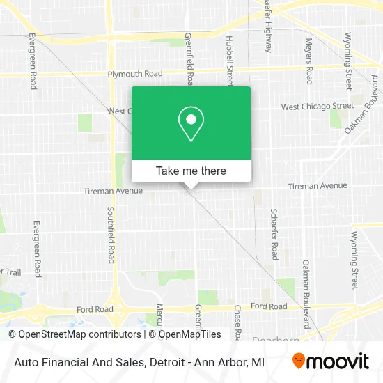 Auto Financial And Sales map
