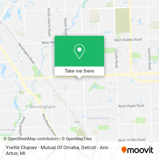 Yvette Chaney - Mutual Of Omaha map