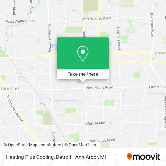 Heating Plus Cooling map