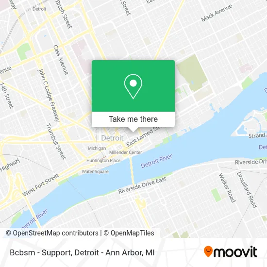 Bcbsm - Support map