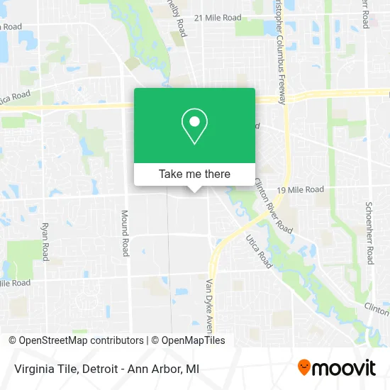 Virginia Tile map